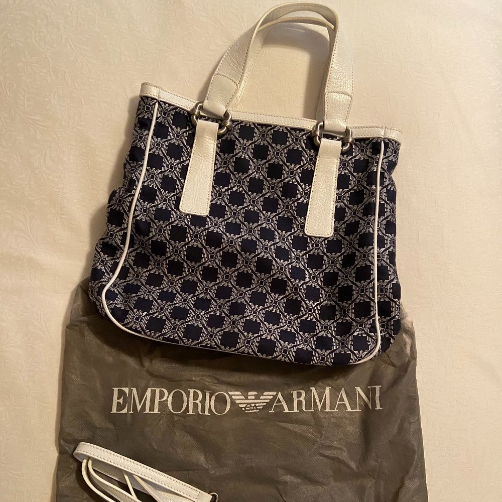Emporio Armani matching handbag and heels